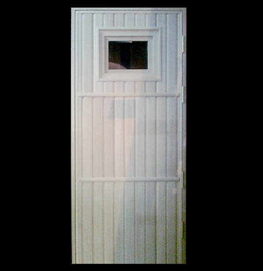 Дверь для бани/сауны липа с окном